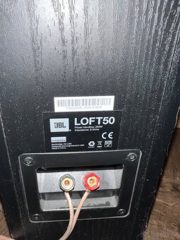 Souprava gramofonu, zesilovače a sloupové reproduktory - 6