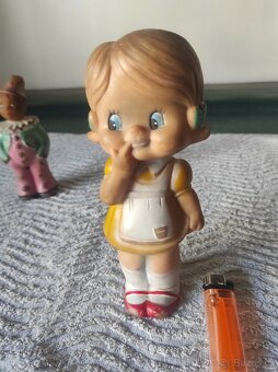 Retro hračka gumová panenka - 6