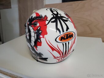 Přilba na motokros + kšilt. POLEP, zn."MOTOVELL" - 6