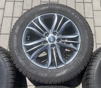 Hyundai Tucson, i35 - 17"alu + zimní 225/60 R17 Dunlop 8-9m - 6
