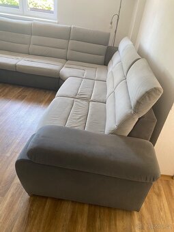 Velká rozkládací sedací souprava s úložným prostorem - 6