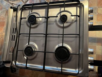 Plynový sporák s el. troubou (cca 4x použit) - 6