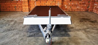 přívěsný vozík ALU 2700 kg 335x182x30 cm SVAŘOVANÝ - 6
