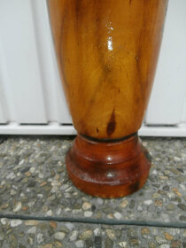Váza dřevěná soustružená za 400 kč - 6