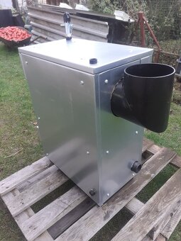 Prodám nový teplovodní mini kotel na dřevo, a dř. odpad. - 6