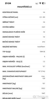 ZAHRADNÍ TRAKTOR MTF 1438 M- SD - 6