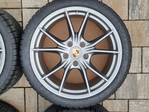 originál alu PORSCHE 911 991.2 = 8,5 a 11x20" 5x130 s pneu - 6