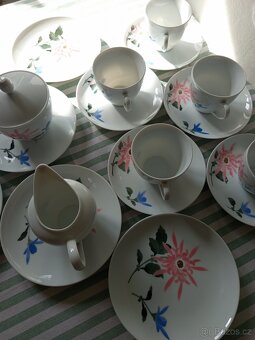 Čínský porcelán, orchidejový set - 6