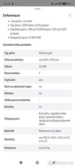 Grillmeister plynový gril s hořákem Memphis nový - 6