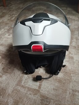 Výklopná helma HJC C91N Solid pearl white - 6