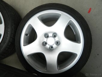 alu kola 5x100+letní pneu r17 - 6