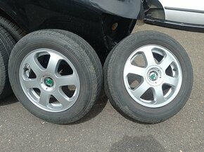 Prodám ALU kola Škoda Octavia 1, 15" originální - 6