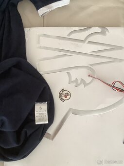 Nádherné tmavě modré šaty MONCLER - 6