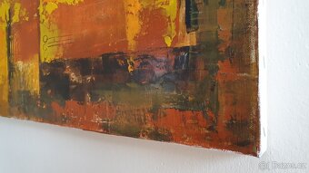 Prodej autorského abstraktního obrazu: Zemité tóny - 6