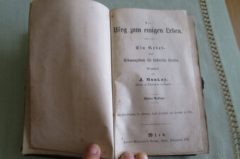 Historická církevní kniha-Weg zum ewigen Leben z r. 1898 - 6