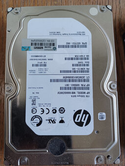 prodám 2ks pevný disk do PC orig.HP 1TB 7200rpm SATA3/6G HDD - 6