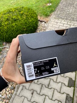 Jordan 1 Mid Industrial Blue Bílá Modrá, velikost 40 - 6