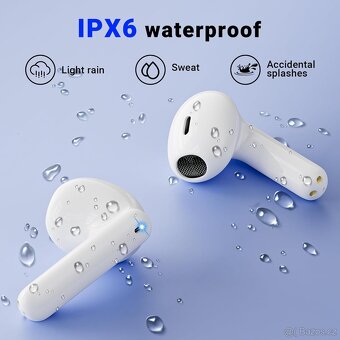 Bezdrátová sluchátka Godyse J90 – Bluetooth 5.3, ENC, IPX6 - 6