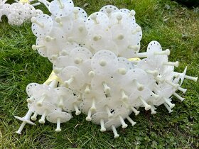 Talířové hmoždinky, Hmoždinka rámová, Fasádní talíř, Zátky - 6