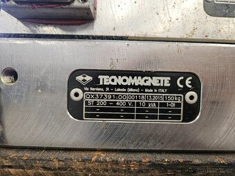 Dva elektrické upínací magnety Tecnomagnete - 6