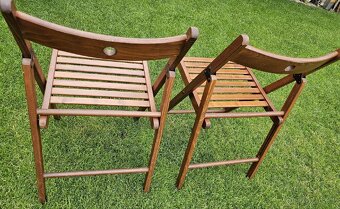 2x SKLÁDACÍ ŽIDLE IKEA TERJE - 6