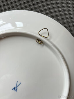 Míšeň Meissen Agitační socialistický talíř 26 cm - 6