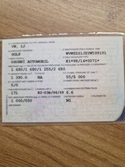Vw GOLF 1.4 16V benzín - 6