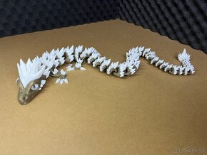 Flexibilný kryštálový drak 3D tisk - 6