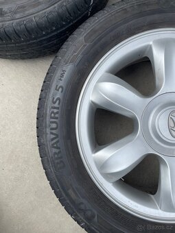 Alu kola 4x100 včetně letních pneu 195/55 R15 - 6
