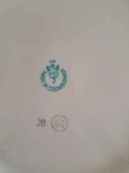 Staré dezertní talíře - Horní Slavkov - 6