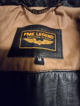 Pánská kožená bunda Pall Mall - pilotka vel. M - 6