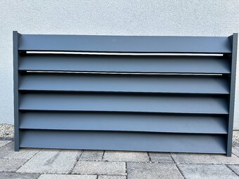 Hliníkový plot, hliníková zástěna do pergoly - 6