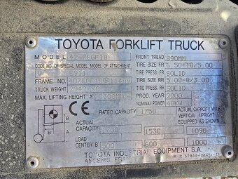 Vozík Toyota 42-7FGF18 - 6