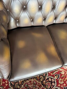 ,kožená pohovka originál Chesterfield, 4673 - 6