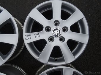 Alu disky Škoda, 15", 5x112, ET 50, šířka 6,5J - 6