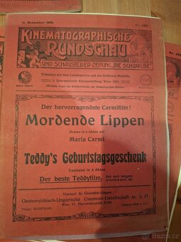 Prodam programy kin a divadel 1915 Vídeň - 6