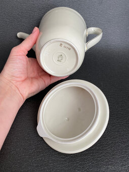 Starožitná porcelánová konvice Ivory, Zeh Scherzer - 6