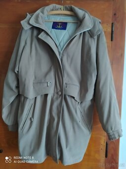 Dám. bunda (parka) starorůžová barva, vel.44, jarní,zimní - 6