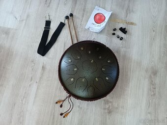 Velký Tongue drum, opletený buben 15 tónů, 36 cm - 6