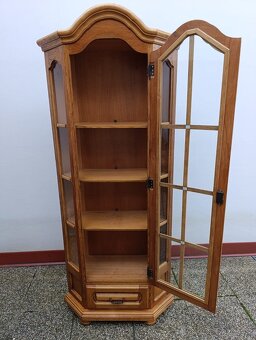 Rustikální vitrína, nábytek z masívu - 6