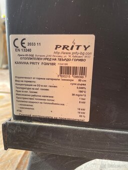 Krbová kamna PRITY fg w18 - 6