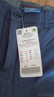 Nové chlapecké kalhoty, vel. 158 - 6