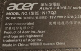 Nová baterie do notebooku Acer - 6