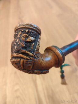 Dlouhá starožitná dýmka - 6