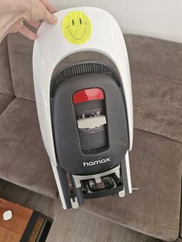HAMAX Cyklosedačka s uzamykatelným zámkem Caress White/Black - 6