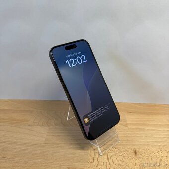iPhone 15 Pro 256GB, černý, 98% baterie, eSIM (rok záruka) - 6