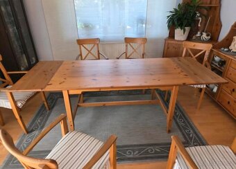 JÍDELNÍ SET IKEA LEKSVIK - 6