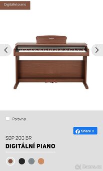 Digitální piano Sencor SDP 200 - 6