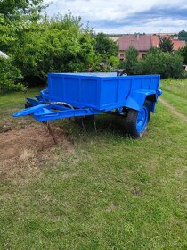 Vlečka za traktor,dvoukolka - 6