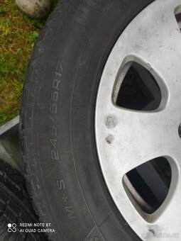 ALU KOLA BMW - 5x120 - r17 + PNEU 245/55/17 - 4ks - 6